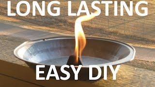 Easy DIY Fire-starter Brick From Wax & Sawdust