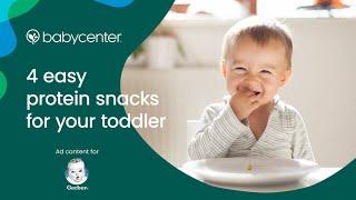 4 easy protein snacks for your toddler | Ad Content for Gerber