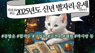 [타로/종합운]타로로 보는 2025 신년 별자리 운세  (전체운,합격운,사업운,연애운,금전운,재회운 등)