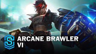 Arcane Brawler Vi Skin Spotlight - League of Legends