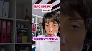 La thermodynamique spé physique #bac #terminale #physique #physiquechimie #bac2024