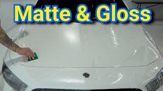 Matte & Gloss PPF Installation - See The Difference Between Them