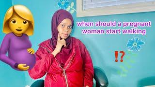 Hoyada uurka leh gormey socodka bilaabi kartaa |when should a pregnant mom start walking? |by muna