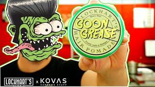 Goon Grease Pomade / How to use an Oil Based Pomade / Pomade Pomp Styling Tutorial