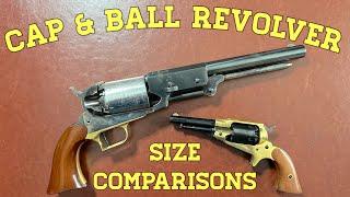 Black Powder Revolver Size Comparisons