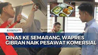 Tinjau Makan Bergizi Gratis di SMK 7 Semarang, Wapres Gibran Naik Pesawat Komersial