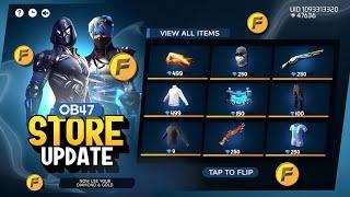 OB47 Store Update Free Fire  New Items In Store | Free Fire New Event | FF New Event BD Server