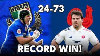 Record Score! [6 Nations] Italy v France - Match Report