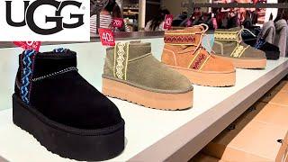 UGG OUTLET STORE SALE up to 60% OFF BOOT SLIPPERS SHOES(SHOP WITH ME)