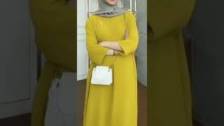 Daster gamis crinkle dewasa model tangan 3/4 #dastergamiskekinian #dastercrinkleairflow #dresscrink