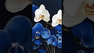 Paintings with blue orchids to decorate your home