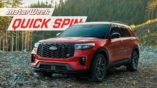 2025 Ford Explorer | MotorWeek Quick Spin