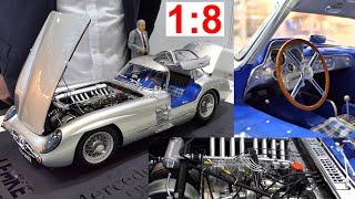 Uhlenhaut Coupé 1:8 Mercedes-Benz 300 SLR Metall-Bausatz von Lemke Collection @ Spielwarenmesse 2024