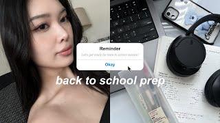 BACK TO SCHOOL glow up vlog️: new skincare and haircare, room organization, etc. (ft. moodylenses)