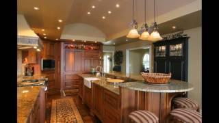 2 level kitchen island designs