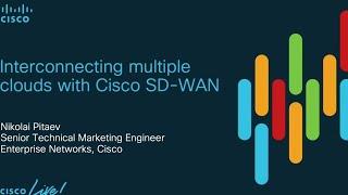 Interconnecting Multiple Clouds with Cisco SD-WAN