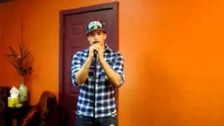 Chino Berrios singing acoustic song May 2011.AVI