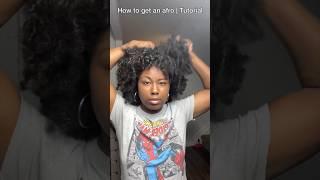 How to get an afro | Tutorial