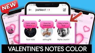 How to Change Instgaram Notes Color to Red Pink 2025 | Instagram Notes Color Change to Red Pink 2025