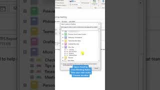 Outlook and OneNote for meeting notes