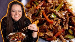 I LOVE this Black Pepper Beef Stir Fry