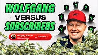 Wolfgang vs. Subscribers Live Poker Battle! | Wolfmas Stream