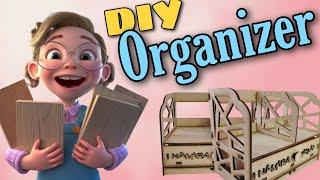 Diy wooden organiser | Longer Ray5 20W |#craft #wood #organizer #diy