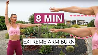 8 MIN EXTREM ARM BURN - Fast & Effective, All standing, no equipment, no talking, burn calories