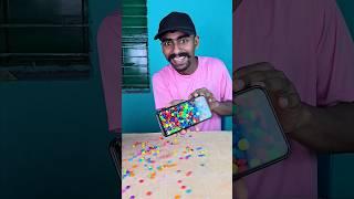 little brother drops chocolate from phone to surprise big brother #funny