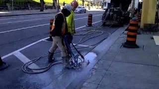 Capital Cutting & Coring Ltd. curb cutting in Ottawa