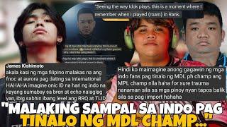 ROAMER NG RRQ PANG RG DAW ANG GALAWAN? MDL PH CHAMP VS MPL ID CHAMP? MALAKING SAMPAL PAG TINALO?!