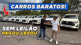 MELHOR LUGAR PRA COMPRAR CARRO BARATO: STRADA, HILUX, S10, VAN