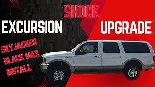 Upgrading My Ford Excursion with Skyjacker Shocks (better ride)