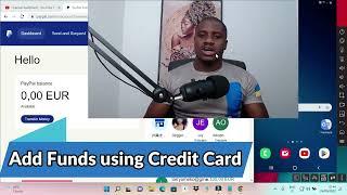 How To Add Money To Paypal account with Credit Card