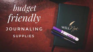 Budget Friendly Journaling Supplies