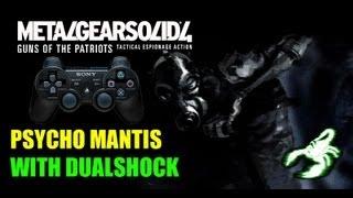 METAL GEAR SOLID 4 - Psycho Mantis scene with DualShock