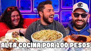 Convertimos 100 pesos en Alta Cocina ft. @chef.landeta