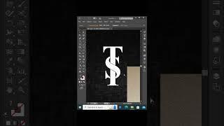 TS logo | How to make a letter logo in adobe illustrator