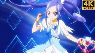  Cure Diamond  Diamond Shower  Attack  Doki Doki! PreCure【 4K 】