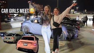 WHAT HAPPENS AT GIRLS CAR MEET?!🫢