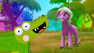 Silly Crocodile and The Unicorn Rainbow | Just For Kids