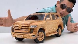 Wood Carving - 2023 Toyota Land Cruiser LC300 - Woodworking Art