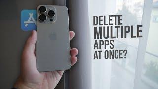 Can You Delete Multiple Apps At Once on iPhone? (explained)