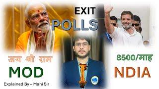 Exit Polls Shocked  l अब की बार 400 पार ?  #exitpoll #dhruvrathee #modi