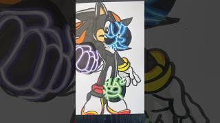 Destroying my art work #sonic3 #shadow #art #shorts