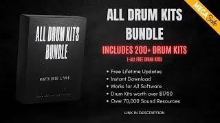 ALL DRUM KITS BUNDLE (200+ DRUM KITS)