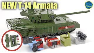 T-14 Armata - World’s First Fully Functional Version Out Of Bricks (Speed Build Review)