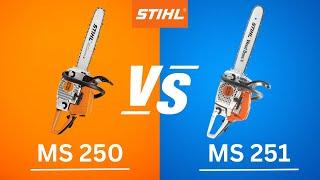 Stihl Chainsaw Comparison: MS250 vs. MS251 - What's the Difference?