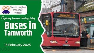 Buses in Tamworth 15 February 2025