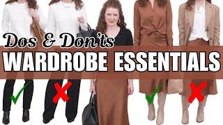 Dos & Don'ts Of Basic Wardrobe Essentials For Fall 2023 Including One FUN FALL Essential TREND!